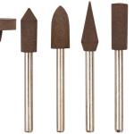 Насадки резиновые полировальные средней зернистости 6шт 36922