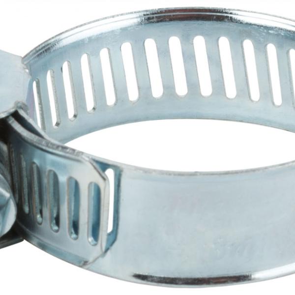 Хомут 21х38 мм.1,5" ширина 12,7мм  обжимной просечной (оцинкованная сталь) 64255