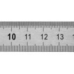 Линейка 0,2м  нержавеющая, двухсторонняя гравированная шкала,STAYER "PROFI" 3427-020